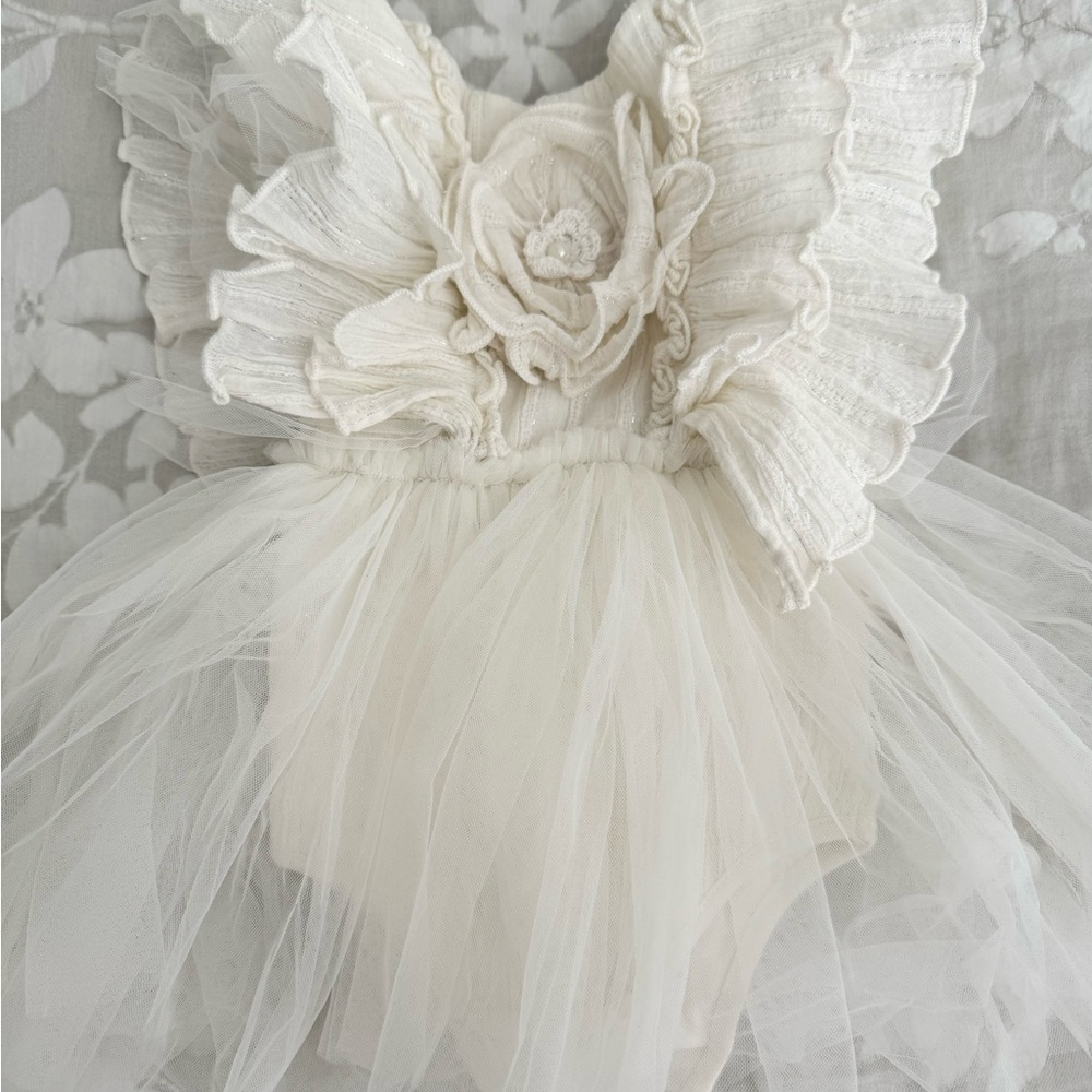 Ooh! La, La! Couture Cream Baby Dress